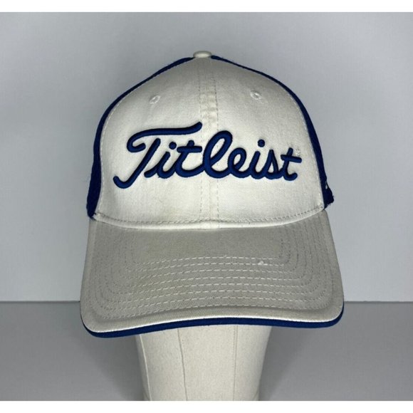 Titleist Other - Titleist FJ Pro V1 Fitted Medium Large White Blue Hat